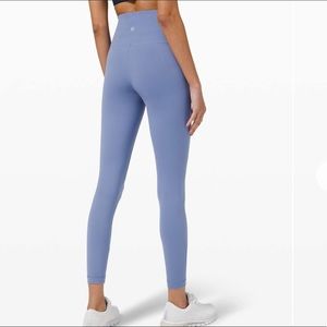 Lululemon Wunder Train High-Rise Tight with Pockets 25" in Rare Color Waterdrop